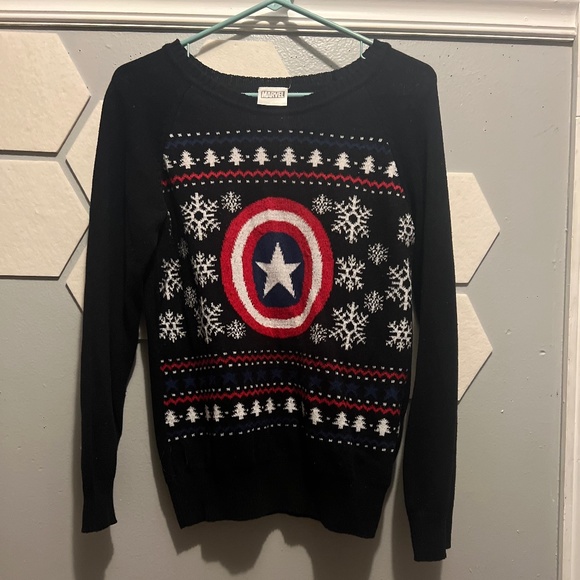 Marvel Sweaters - Captain America Christmas Sweater